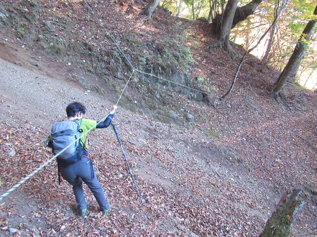 富士見山平須登山コースは危ないルート