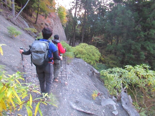 地蔵峠登山コースを間違えた