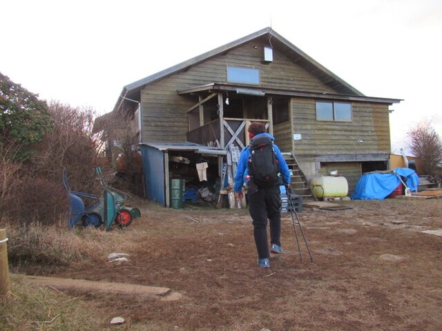 蛭ヶ岳山頂で営業している蛭ヶ岳山荘