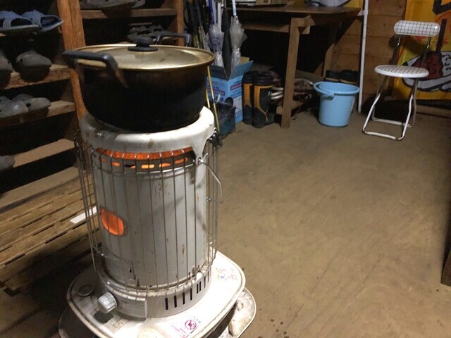 蛭ヶ岳山荘のストーブ