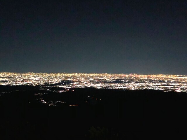 蛭ヶ岳山荘の夜景は絶品