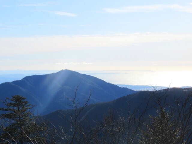 天王寺尾根からの大山景色