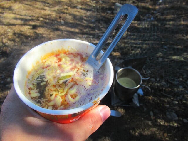 山飯で食べたラーメン