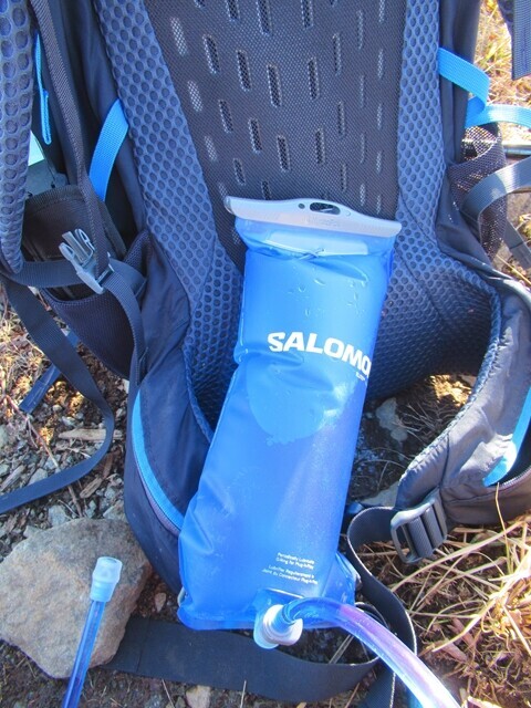 サロモンハイドレーション2Lを使った感想の様子
