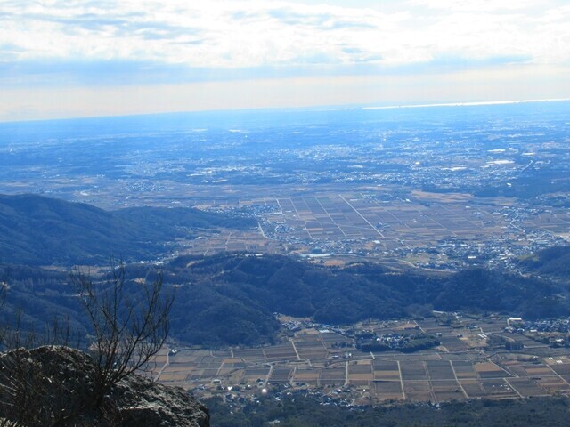 女体山山頂からの景色