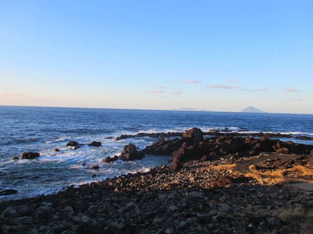 トウシキ遊泳所に到着した時の様子
