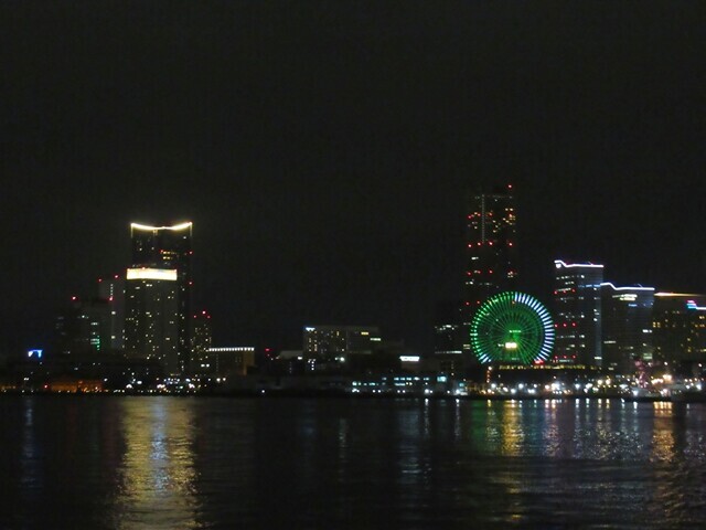 さるびあ丸から眺める横浜港の素敵な景色