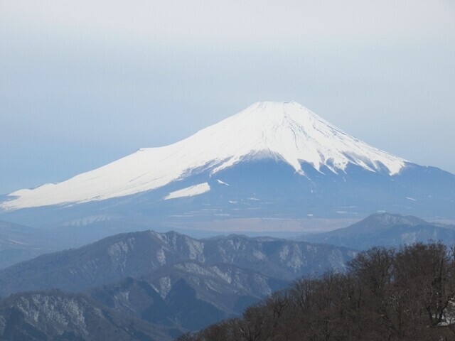 富士山のアップ写真
