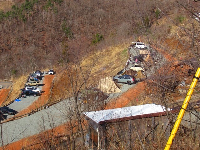 ほったらかし温泉のキャンプ場の混雑具合