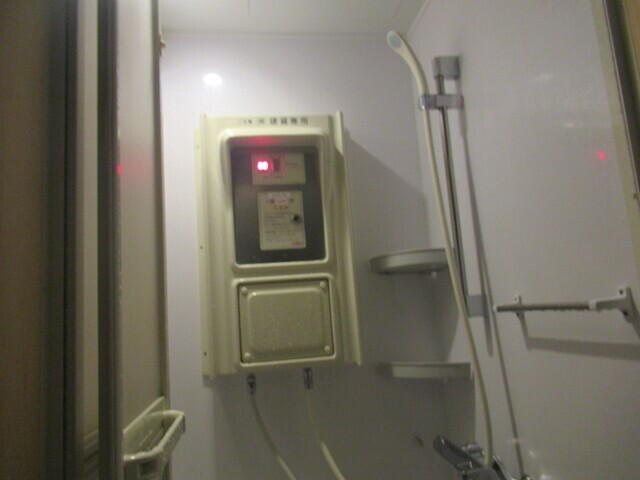 桃沢キャンプ場のシャワー室の内部の様子