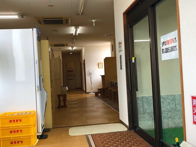 駿河の湯の浴室と脱衣室