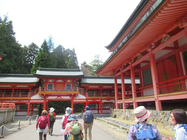延暦寺から比叡山に至る登山ルート
