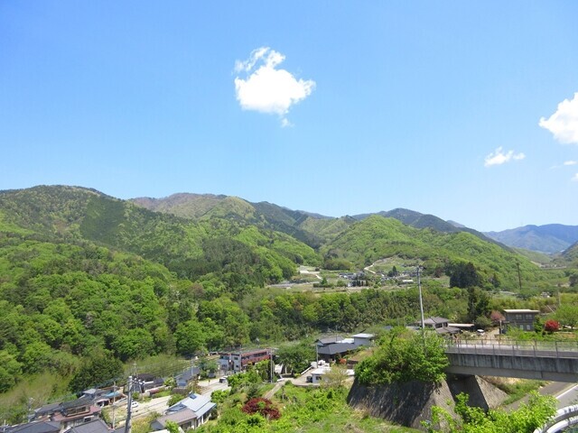 達沢山遠望の様子