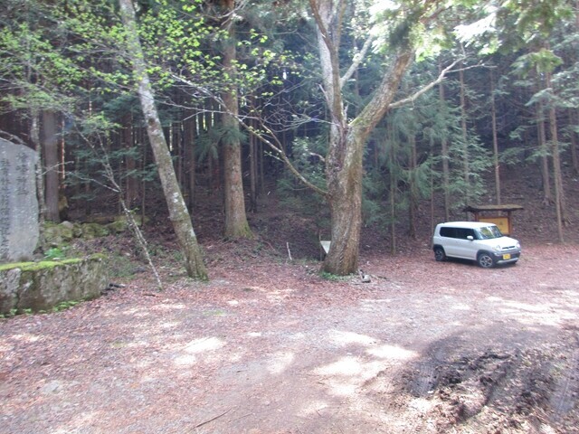 檜峰神社の無料駐車場