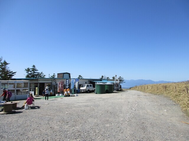 車山肩の駐車場