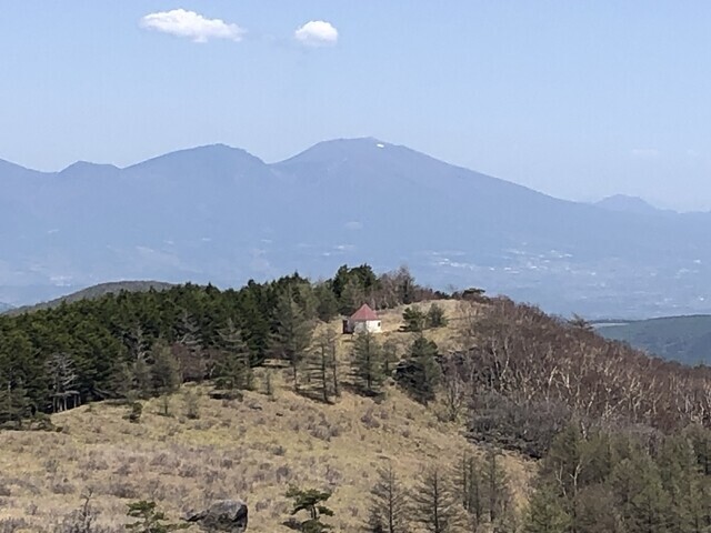 北の耳から大笹峰方面の景色