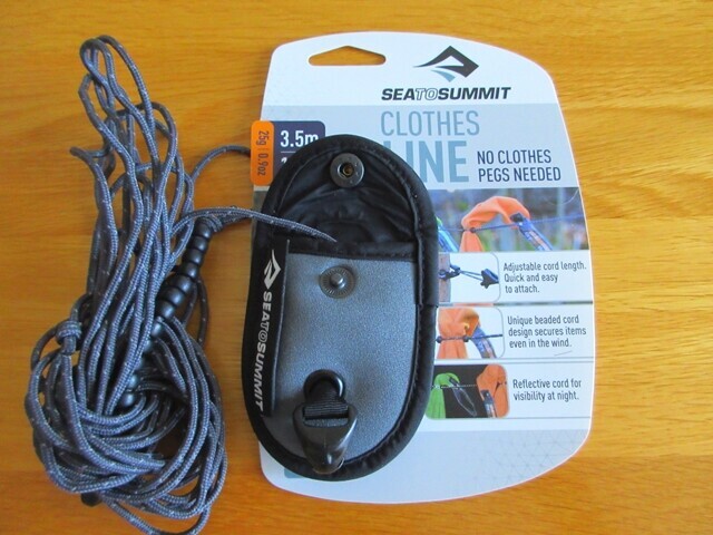 キャンプの洗濯に購入したシートゥサミットクローズライン(洗濯ロープ)