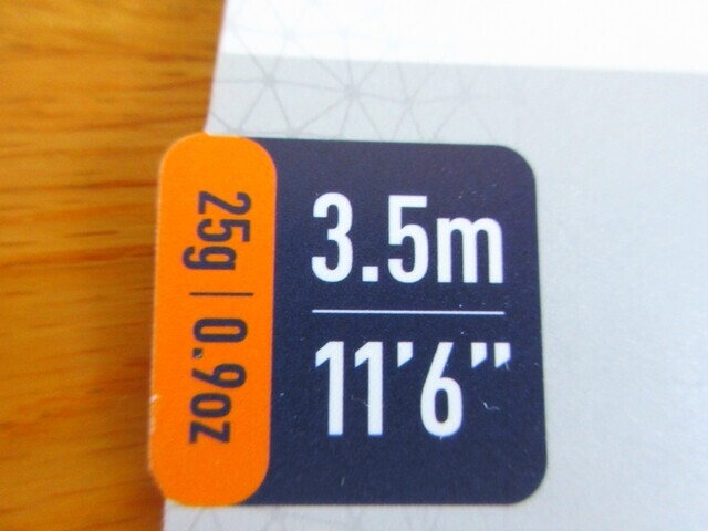 シートゥサミットクローズラインのサイズ