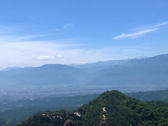 羅漢寺山弥三郎岳からの360度の大パノラマ