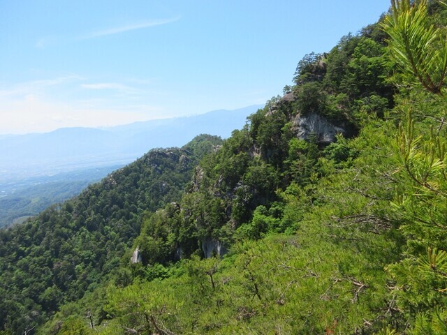 仙娥滝廃道ルートの絶景