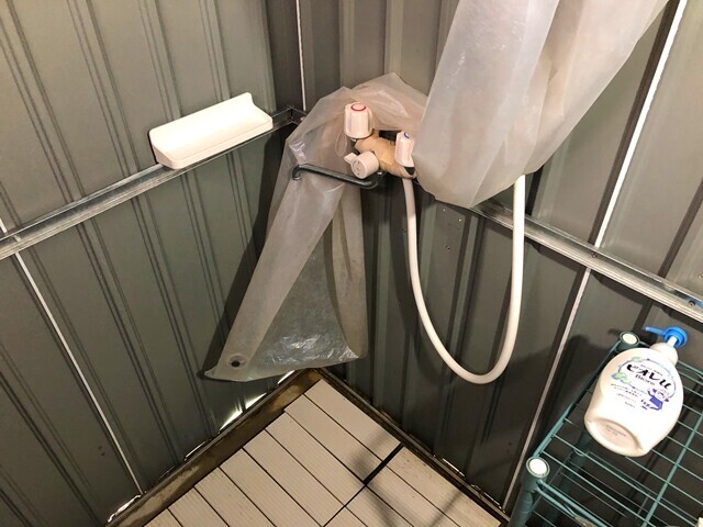 昇仙峡オートキャンプ場のシャワー室の内覧