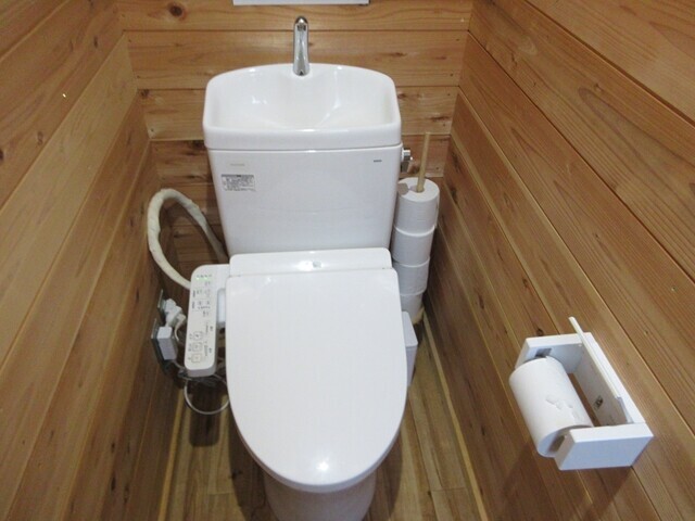 昇仙峡オートキャンプ場のトイレ