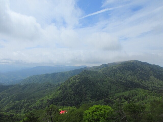 美ヶ原王ヶ頭登山中の景色