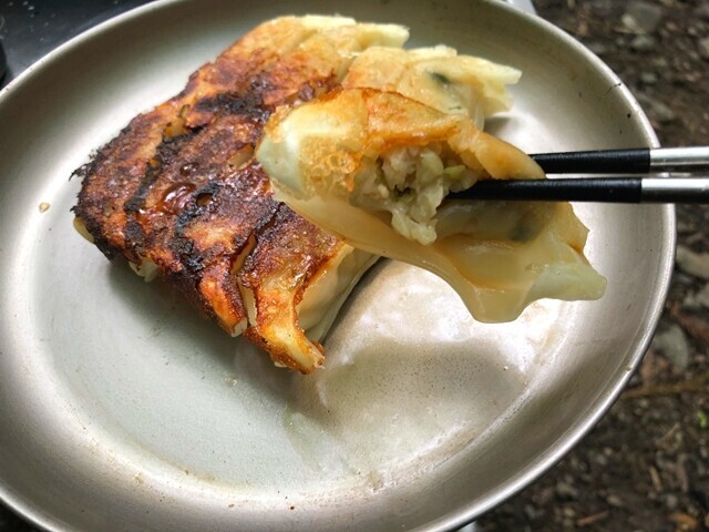 問題なく柔らかい物を登山用箸で掴むことが出来た