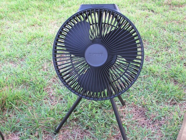 テントのサイズとクレイモア扇風機V1040のサイズ感