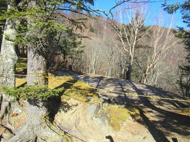 五十人平野営場が建設される場所