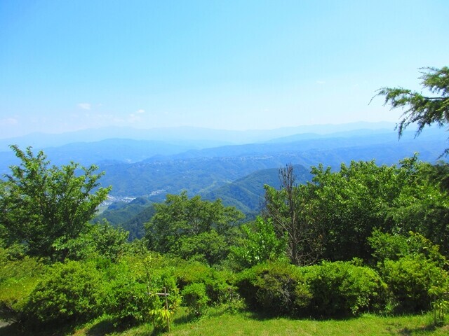 葛城山からの伊豆半島の展望