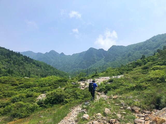 岩手山登山のお花畑登山ルートの詳細