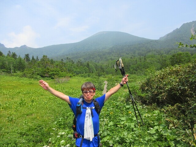 一緒に岩手山へ登山する登山仲間