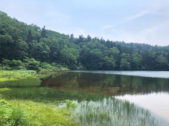 岩手山の御苗代湖