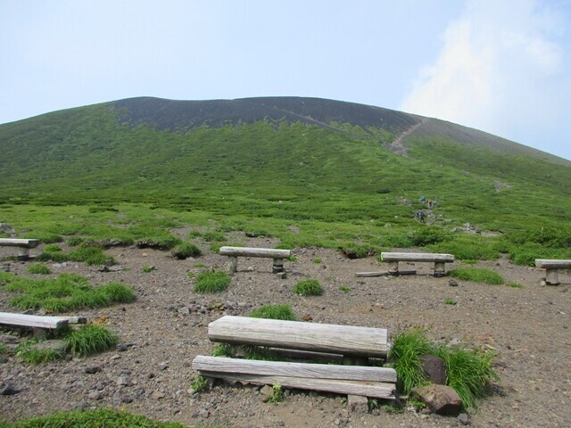 岩手山・不動平避難小屋の分岐
