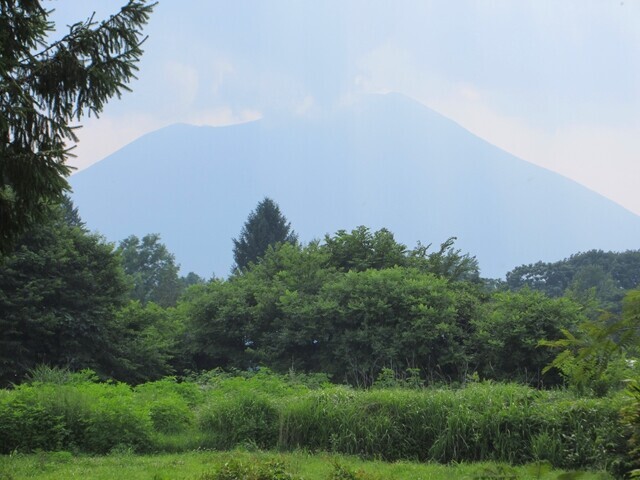 ユートランド姫神の休憩室から見る岩手山の景色