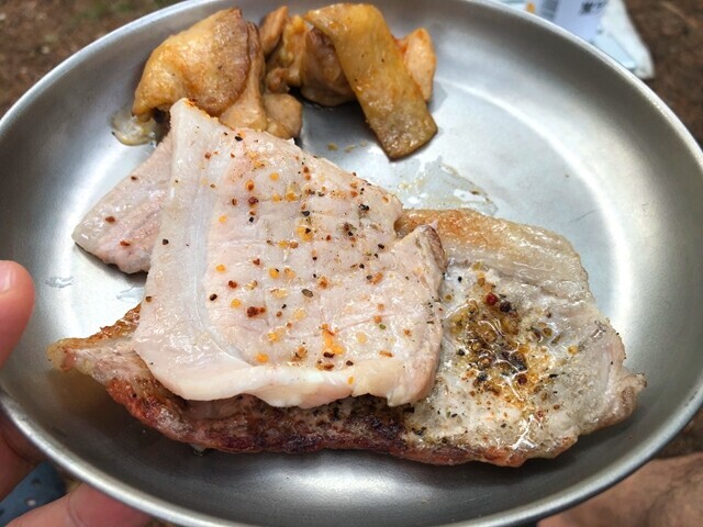 ほりにしのアウトドアスパイスを使ったキャンプ料理