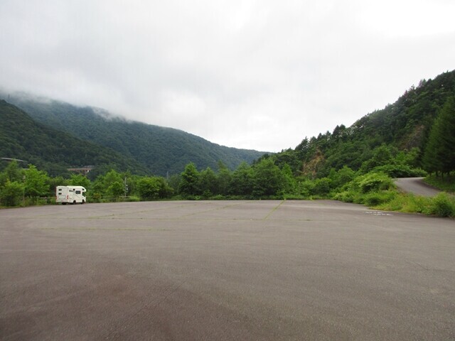 乗鞍岳平湯尾根登山で利用した平湯大滝駐車場