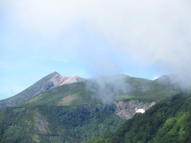 乗鞍岳の稜線