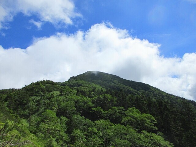 振り返っての十石山
