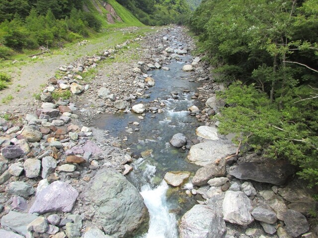 旧広河原山荘周辺