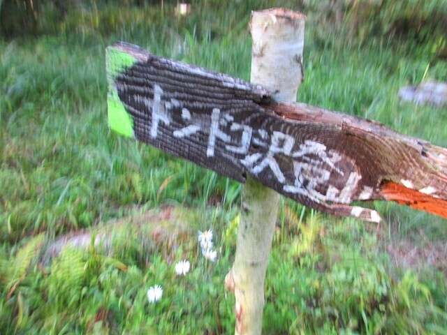 青木鉱泉から鳳凰三山目指して登山スタートの様子