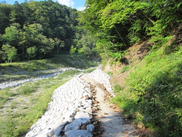 ドンドコ沢ルートの様子
