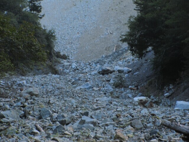 丸沢の土砂崩れ