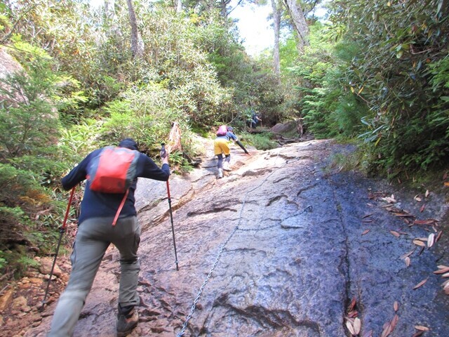 大日岩までの登山ルート