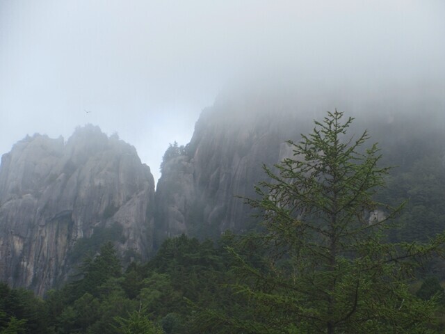 瑞牆山の不気味なお姿