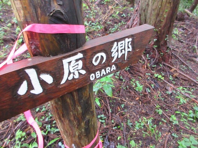 小原の郷の分岐