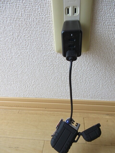 プラズマライターの付属品であるＵＳＢケーブルの長さ