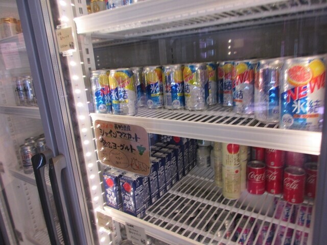 徳澤園で販売しているアルコールとソフトドリンク