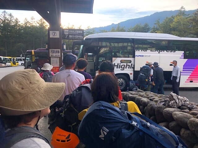 上高地バスターミナル